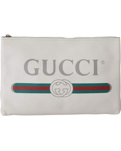 gucci white wristlet